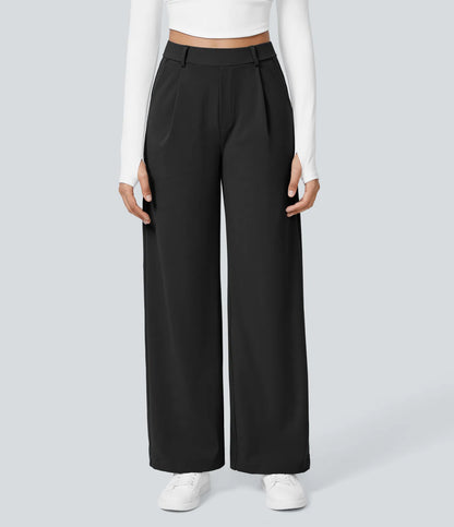Lunara Women's High Waisted Trousers