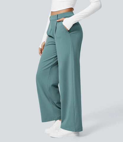 Lunara Women's High Waisted Trousers
