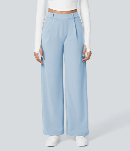 Lunara Women's High Waisted Trousers