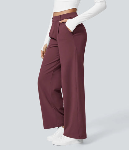 Lunara Women's High Waisted Trousers