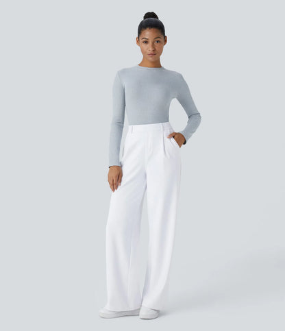 Lunara Women's High Waisted Trousers