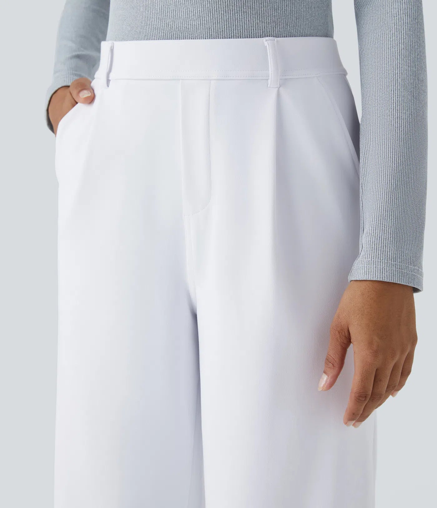 Lunara Women's High Waisted Trousers