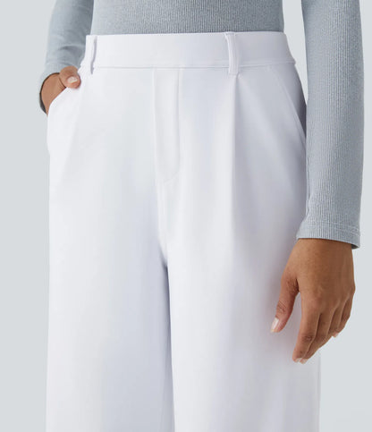 Lunara Women's High Waisted Trousers