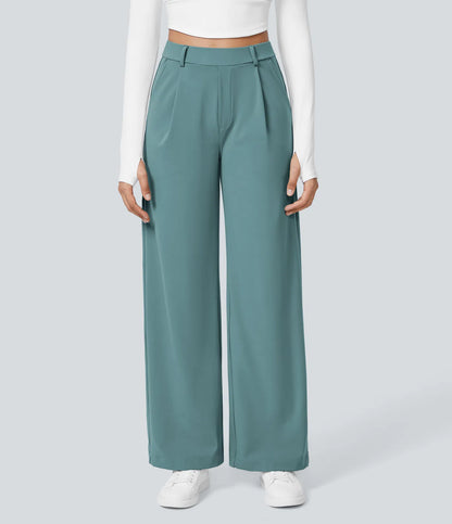 Lunara Women's High Waisted Trousers
