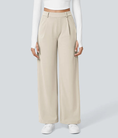 Lunara Women's High Waisted Trousers