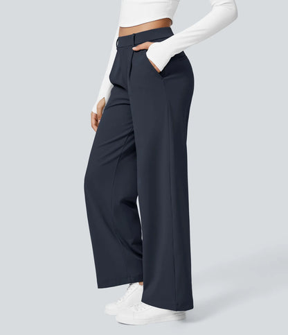 Lunara Women's High Waisted Trousers