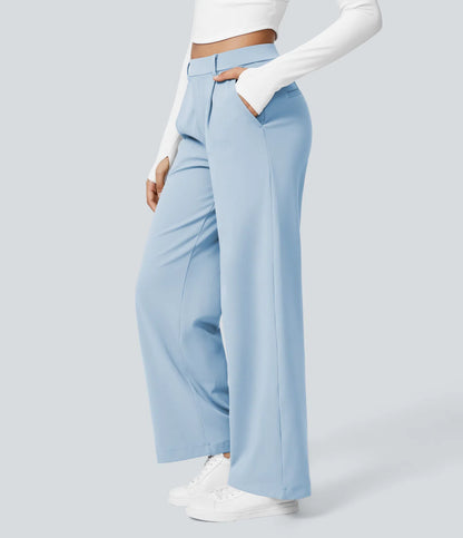 Lunara Women's High Waisted Trousers