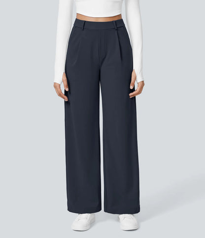 Lunara Women's High Waisted Trousers